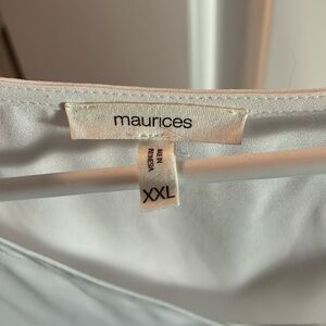 Maurice’s white dressy top